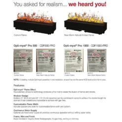 Dimplex CDFI-PRO Opti-Myst Pro Built-In Electric Cassette -Natural Gas Fire Place Store cdfi pro feature a 12 20 4