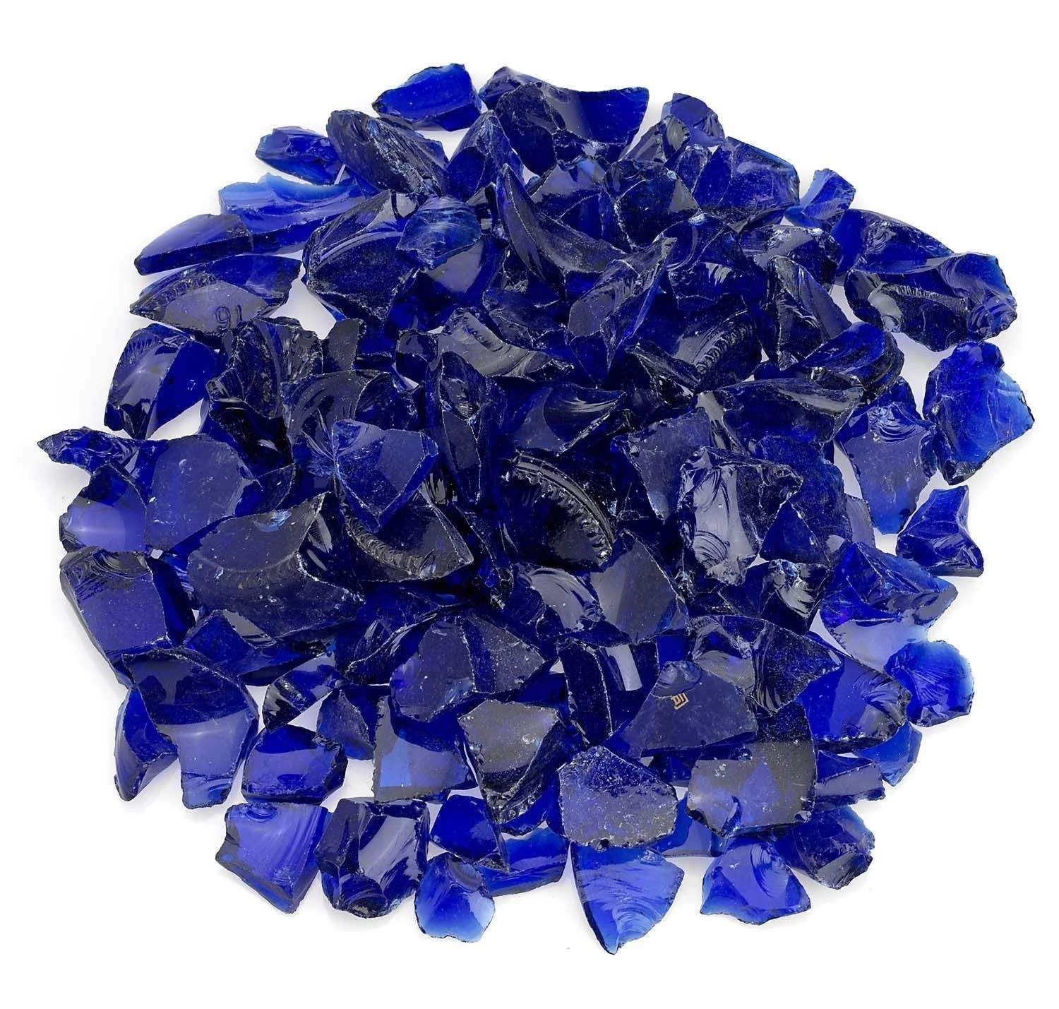 American Fire Glass 3/4-Inch Recycled Fire Glass, 10-Pounds, Dark Blue 1 American Fire Glass 3/4-Inch Recycled Fire Glass, 10-Pounds, Dark Blue