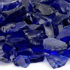American Fire Glass 3/4-Inch Recycled Fire Glass, 10-Pounds, Dark Blue 7 American Fire Glass 3/4-Inch Recycled Fire Glass, 10-Pounds, Dark Blue -Natural Gas Fire Place Store cg dkblue m c