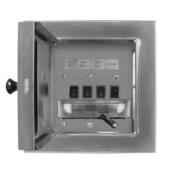 Firegear Kalea Bay Linear See-Through Outdoor Gas Fireplace, 60-Inch -Natural Gas Fire Place Store control panel non led open front