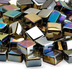 American Fire Glass 1/2-Inch Fireglass 2.0, 10-Pounds, Bronze Luster -Natural Gas Fire Place Store cub brnz12 2019 c 07 20