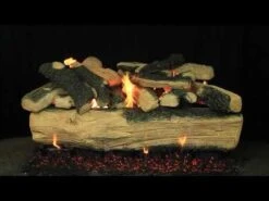 Hargrove Kodiak Split Triple Stack Vented Gas Log Set With Burner Kit (HGKSS-TSB) 9 Hargrove Kodiak Split Triple Stack Vented Gas Log Set With Burner Kit (HGKSS-TSB) -Natural Gas Fire Place Store d rlFwI1VMI 32