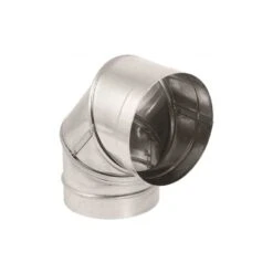 DuraVent DBK-E90SS DuraBlack Stainless Steel 90 Degree Elbow