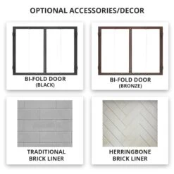 Majestic ASH36 Ashland 36-Inch Radiant Wood Burning Fireplace 6 Majestic ASH36 Ashland 36-Inch Radiant Wood Burning Fireplace -Natural Gas Fire Place Store deco front options majestic 12 20 1