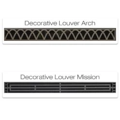 Empire White Mountain Hearth DVX42FP Tahoe Direct Vent Luxury Fireplace, 42-Inches -Natural Gas Fire Place Store decorative louvers 5