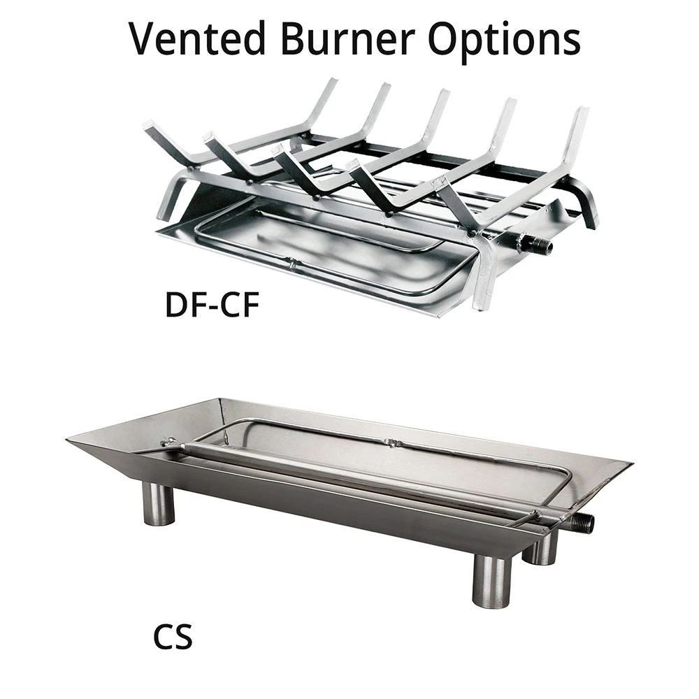Rasmussen DF-SS-S-Kit Double Sided Frosted Oak Series Stainless Steel Fireplace Log Set 2 Rasmussen DF-SS-S-Kit Double Sided Frosted Oak Series Stainless Steel Fireplace Log Set - Image 2