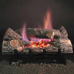 Rasmussen DFC7 Chillbuster Double Face Evening Embers Ventless Single Burner For See-Through Fireplaces