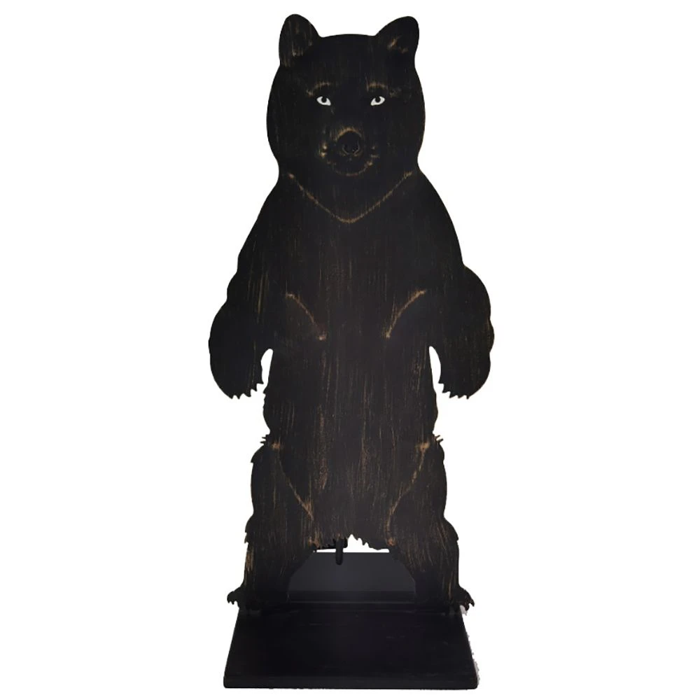 Dagan DG-5802 Four Piece Bear Fireset, Black Steel, 25-Inches 1 Dagan DG-5802 Four Piece Bear Fireset, Black Steel, 25-Inches