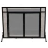 Dagan Fireplace Screen With Doors, 44x33-Inches