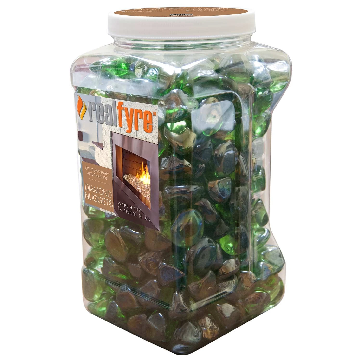 Real Fyre GLD-10-E Emerald Diamond Nuggets, 10 Pounds 2 Real Fyre GLD-10-E Emerald Diamond Nuggets, 10 Pounds - Image 2