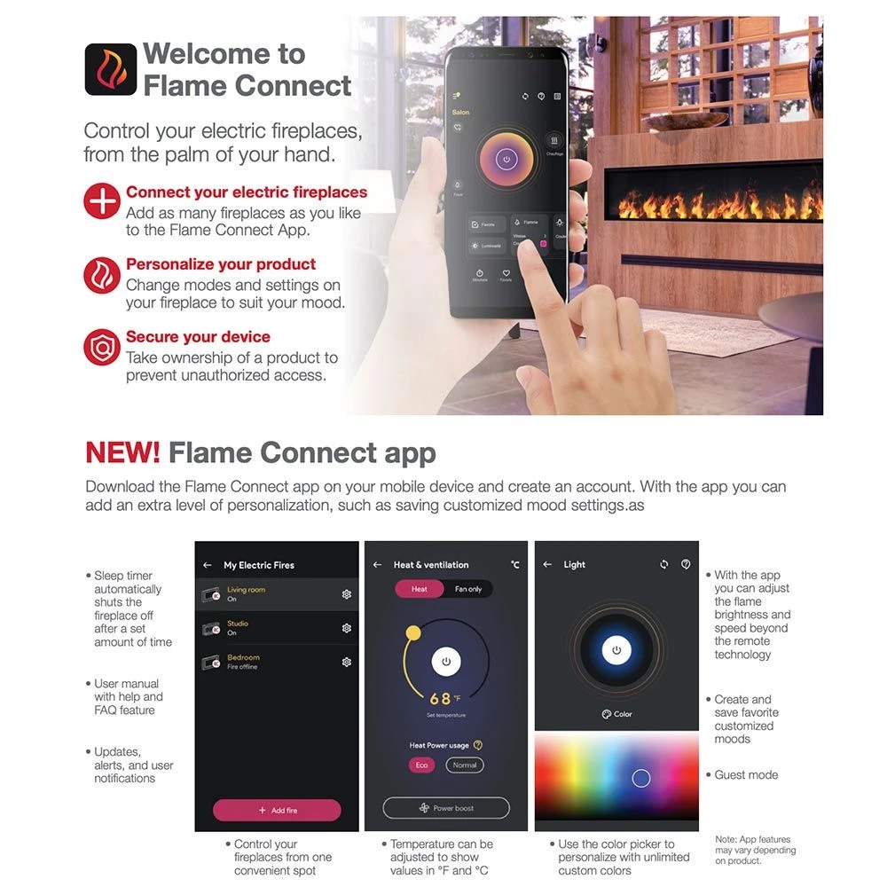 Dimplex Opti-Myst Linear Electric Fireplace, 66-Inch 7 Dimplex Opti-Myst Linear Electric Fireplace, 66-Inch - Image 7