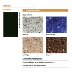 Superior DRC2033 33-Inch Electronic Ignition Direct Vent Gas Fireplace With Crushed Glass Media -Natural Gas Fire Place Store drc2000 access a 08 20