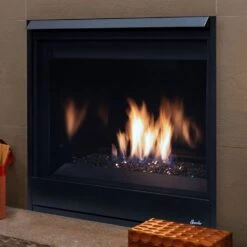 Superior DRC3035 35-Inch Electronic Ignition Direct Vent Gas Fireplace With Crushed Glass Media -Natural Gas Fire Place Store drc3000 c 08 22 1