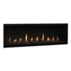 Superior DRL4072 72-Inch Electronic Ignition Direct Vent Single Sided Gas Fireplace With Crushed Glass Media