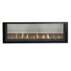 Superior DRL4072-ST 72-Inch Electronic Ignition Direct Vent See-Through Gas Fireplace With Crushed Glass Media