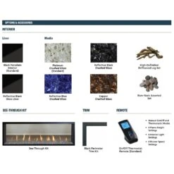 Superior DRL6000-ST 60-Inch Electronic Ignition Direct Vent See-Through Gas Fireplace With Remote & Crushed Glass Media 5 Superior DRL6000-ST 60-Inch Electronic Ignition Direct Vent See-Through Gas Fireplace With Remote & Crushed Glass Media -Natural Gas Fire Place Store drl6000 access a 08 20 1