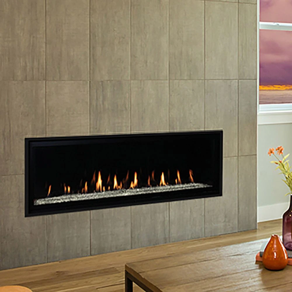 Superior DRL6000 60-Inch Electronic Ignition Direct Vent Gas Fireplace With Remote & Crushed Glass Media 2 Superior DRL6000 60-Inch Electronic Ignition Direct Vent Gas Fireplace With Remote & Crushed Glass Media - Image 2