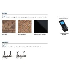 Superior DRT6340 40-Inch Electronic Ignition Direct Vent Gas Fireplace With Remote & Split Oak Logs -Natural Gas Fire Place Store drt6300 access a 08 20