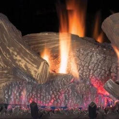 Superior DRT63ST-B 40-Inch Electronic Ignition Direct Vent See-Through Gas Fireplace With Remote & Oak Logs -Natural Gas Fire Place Store drt63st b 08 20