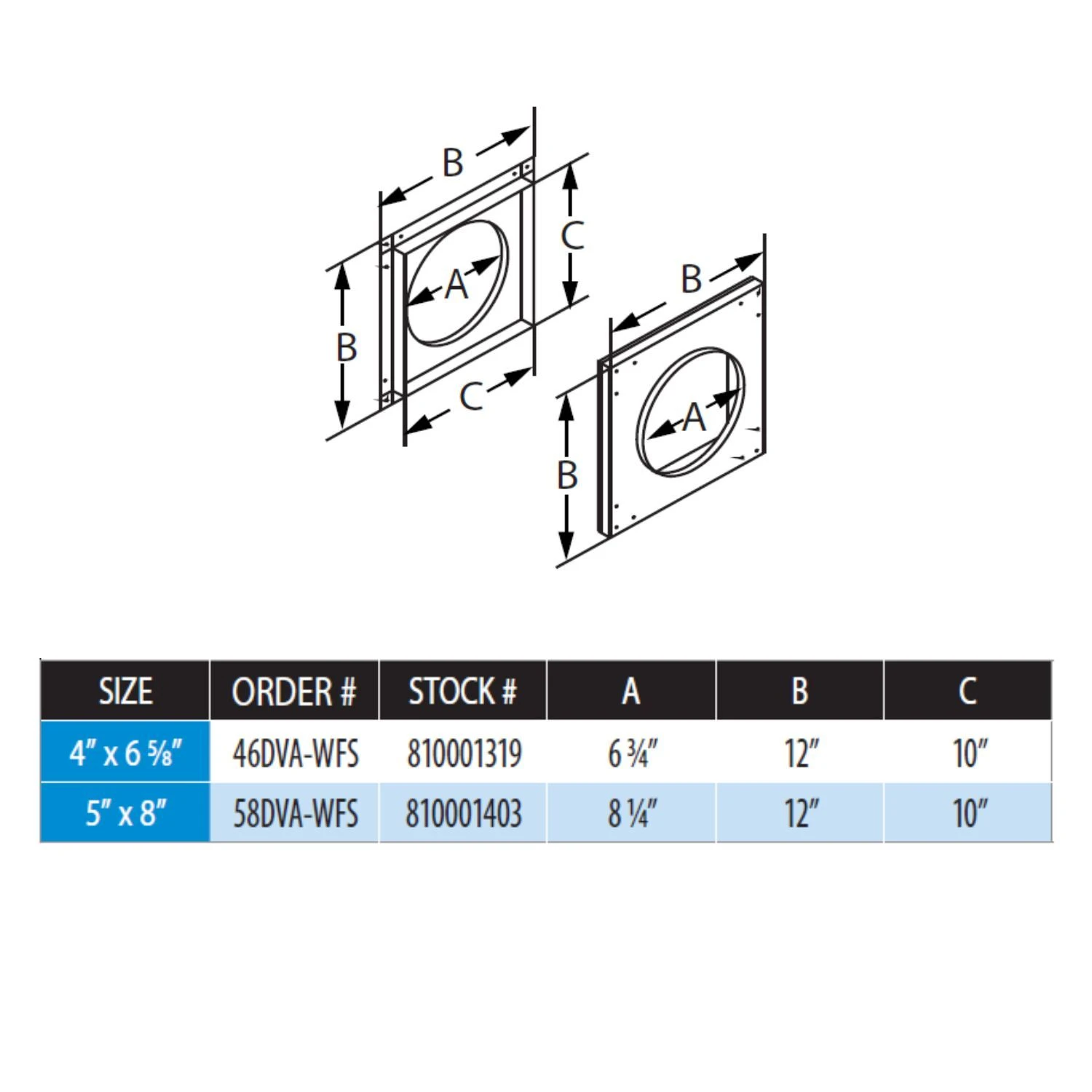 DuraVent DVA-WFS DirectVent Pro Wall Firestop 2 DuraVent DVA-WFS DirectVent Pro Wall Firestop - Image 2