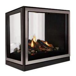 Empire White Mountain Hearth DVCP36P Tahoe Clean-Face Direct Vent Premium Peninsula Fireplace, 36-Inches
