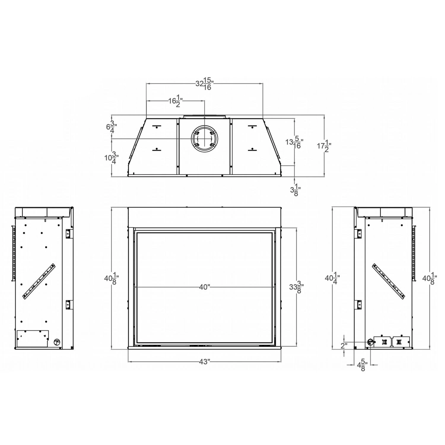 Empire White Mountain Hearth DVCP42BP Tahoe Clean-Face Direct Vent Premium Gas Fireplace, 42-Inches 6 Empire White Mountain Hearth DVCP42BP Tahoe Clean-Face Direct Vent Premium Gas Fireplace, 42-Inches - Image 6