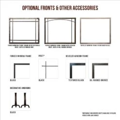 Empire White Mountain Hearth DVCT40CSP-OUT Rushmore Clean-Face Direct Vent Double Sided Indoor/Outdoor Fireplace With Log Set, 40-Inches 6 Empire White Mountain Hearth DVCT40CSP-OUT Rushmore Clean-Face Direct Vent Double Sided Indoor/Outdoor Fireplace With Log Set, 40-Inches -Natural Gas Fire Place Store dvct40csp config accessories b 08 20 1
