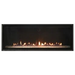 Empire White Mountain Hearth DVL46BP Loft Direct Vent Contemporary Fireplace With Clear Crushed Glass, 46-Inches