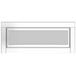 Empire White Mountain Hearth DVLL48SP-OUT Boulevard Direct Vent Double Sided Indoor/Outdoor Linear Fireplace, 48-Inches -Natural Gas Fire Place Store dvll media c 09 21