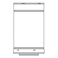 Majestic DVP6A 3 To 6-Inch Slip Section Pipe