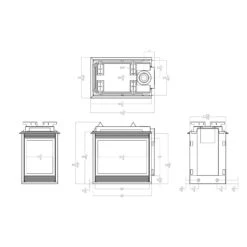 Empire White Mountain Hearth DVP36P Tahoe Direct Vent Premium Peninsula Gas Fireplace, 36-Inches 7 Empire White Mountain Hearth DVP36P Tahoe Direct Vent Premium Peninsula Gas Fireplace, 36-Inches -Natural Gas Fire Place Store dvp36 dimensions
