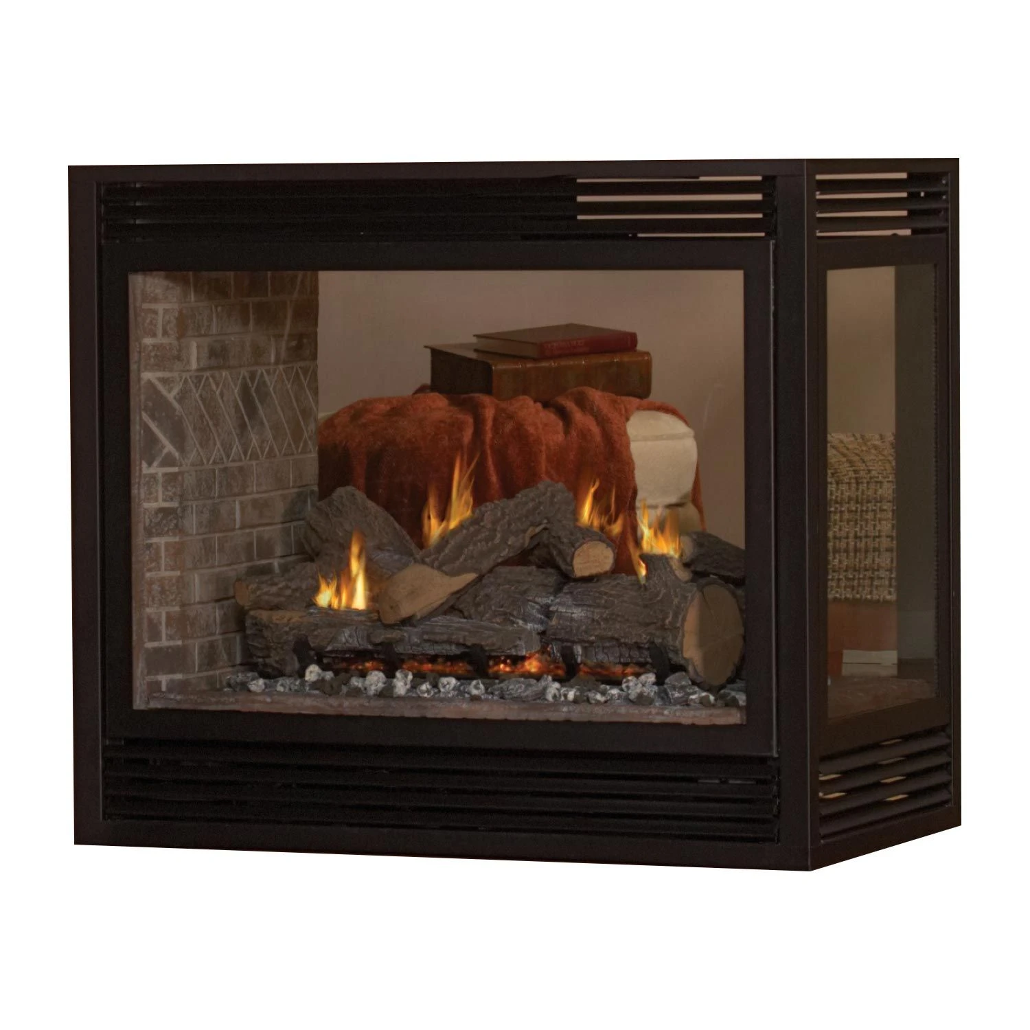 Empire White Mountain Hearth DVP36P Tahoe Direct Vent Premium Peninsula Gas Fireplace, 36-Inches 1 Empire White Mountain Hearth DVP36P Tahoe Direct Vent Premium Peninsula Gas Fireplace, 36-Inches