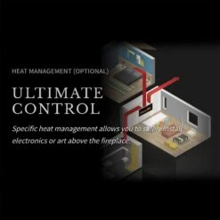 Napoleon E42xTE Elevation Series Electronic Ignition 42-Inch Direct Vent Gas Fireplace -Natural Gas Fire Place Store e36xt config f 08 22 1