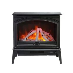 Sierra Flame By Amantii Freestand 50-Inch Cast Iron Electric Fireplace