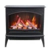 Sierra Flame By Amantii E70-NA Freestand Series Cast Iron 70-Inch Electric Fireplace With Logs