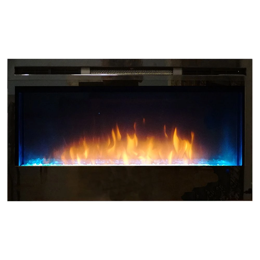 Empire White Mountain Hearth EBL34 Nexfire 34-Inch Linear Electric Fireplace With LED Lights, Remote And Crushed Glass 1 Empire White Mountain Hearth EBL34 Nexfire 34-Inch Linear Electric Fireplace With LED Lights, Remote And Crushed Glass