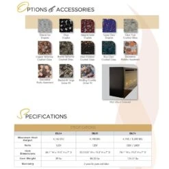 Empire White Mountain Hearth EBL34 Nexfire 34-Inch Linear Electric Fireplace With LED Lights, Remote And Crushed Glass 6 Empire White Mountain Hearth EBL34 Nexfire 34-Inch Linear Electric Fireplace With LED Lights, Remote And Crushed Glass -Natural Gas Fire Place Store ebl34 config feat a 10 21