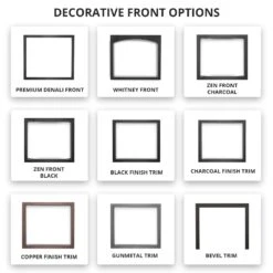 Napoleon EX42xTEL Elevation X Series Electronic Ignition 42-Inch Direct Vent Gas Fireplace -Natural Gas Fire Place Store elevate deco front options b 11 20