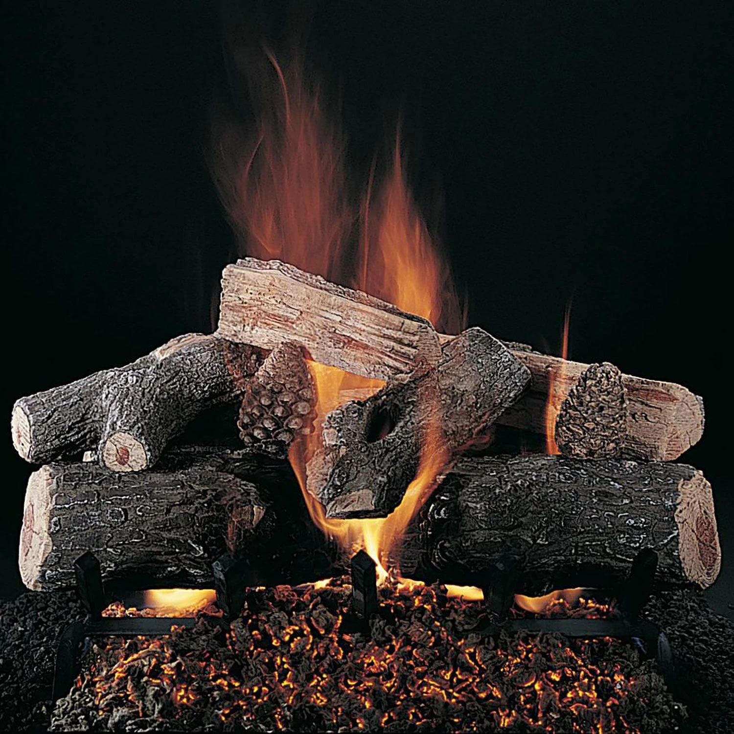 Rasmussen DF-ELS-Kit Double Sided Evening Lone Star Series Complete Fireplace Log Set 1 Rasmussen DF-ELS-Kit Double Sided Evening Lone Star Series Complete Fireplace Log Set
