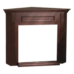 Empire White Mountain Hearth EMBC11 Corner Cabinet Mantel With Base For Vail VFD26 Fireplaces