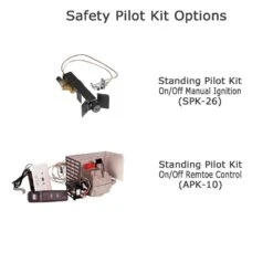 Real Fyre MP Mammoth Pine Vented Gas Log Set, Double Sided 6 Real Fyre MP Mammoth Pine Vented Gas Log Set, Double Sided -Natural Gas Fire Place Store epic burner pilot options