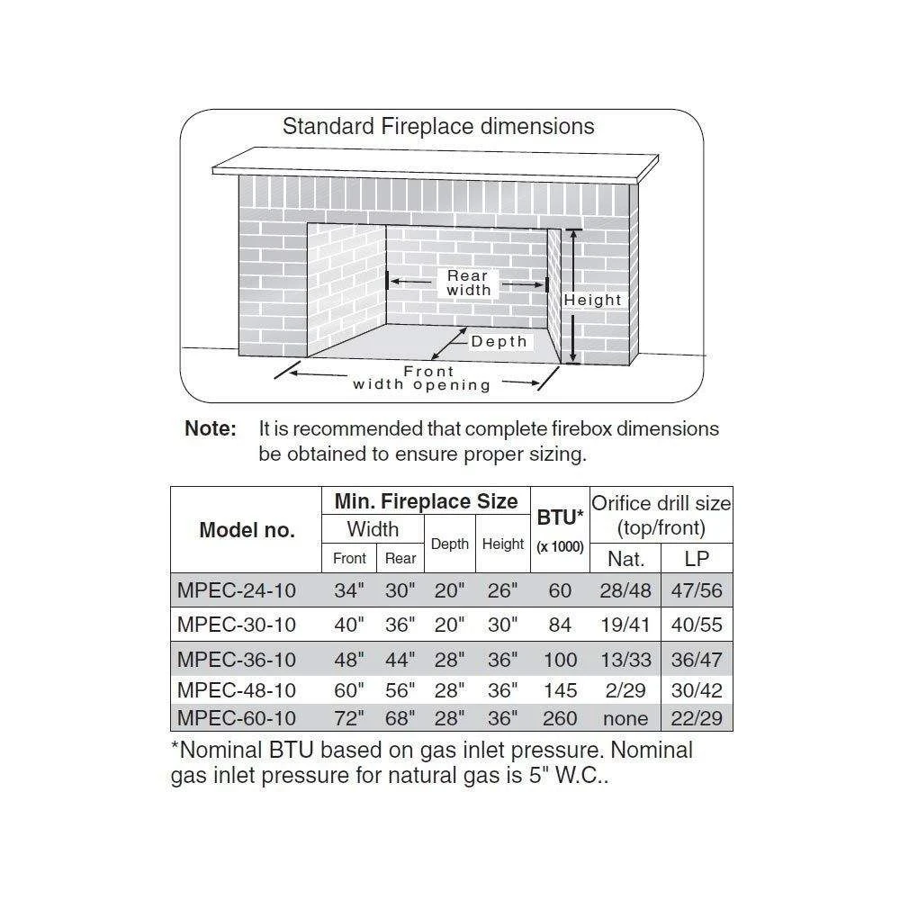 Real Fyre MP Mammoth Pine Vented Gas Log Set, Double Sided 4 Real Fyre MP Mammoth Pine Vented Gas Log Set, Double Sided - Image 4
