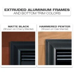 Empire White Mountain Hearth DVX42FP Tahoe Direct Vent Luxury Fireplace, 42-Inches -Natural Gas Fire Place Store extruded aluminum frames 3