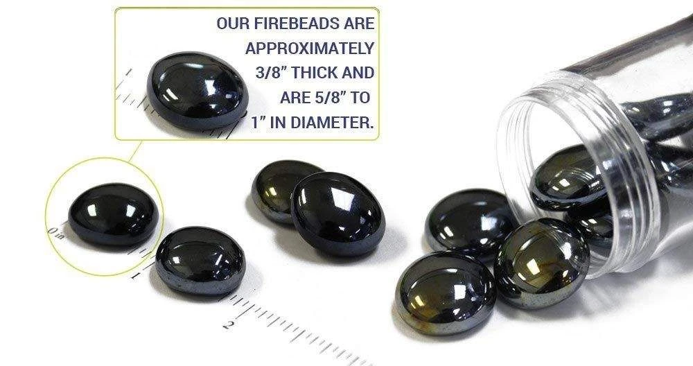 American Fire Glass 1/2-Inch Fire Glass Beads, 10-Pounds, Twilight Luster 4 American Fire Glass 1/2-Inch Fire Glass Beads, 10-Pounds, Twilight Luster - Image 4