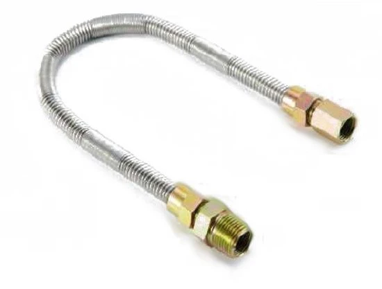 Dante Whistle-Free Stainless Steel Gas Flex Line, 3/4-Inch ID With 3/4-Inch FIP X 3/4-Inch MIP 1 Dante Whistle-Free Stainless Steel Gas Flex Line, 3/4-Inch ID With 3/4-Inch FIP X 3/4-Inch MIP