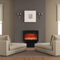Sierra Flame By Amantii Freestand 26-Inch Smart Electric Fireplace