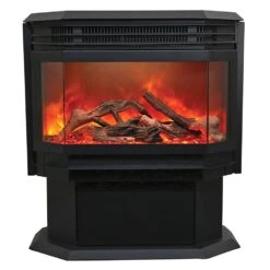 Sierra Flame By Amantii Freestand 26-Inch Smart Electric Fireplace -Natural Gas Fire Place Store fs 26 922 c 07 22