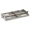 Real Fyre G45-GL Series Vented Glass Burner, Stainless Steel, Double Sided, ANSI Certified