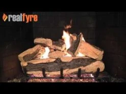 Real Fyre RRSO-2 Rugged Split Oak Vented Gas Log Set, Double Sided, ANSI Certified -Natural Gas Fire Place Store g9rAytAciiQ 4667