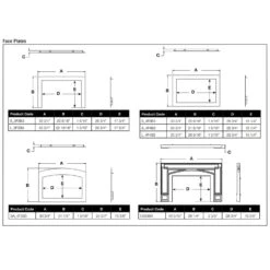 Napoleon GDIX3N-1 Oakville Series Electronic Ignition Direct Vent Gas Fireplace Insert -Natural Gas Fire Place Store gdix3 specs 2